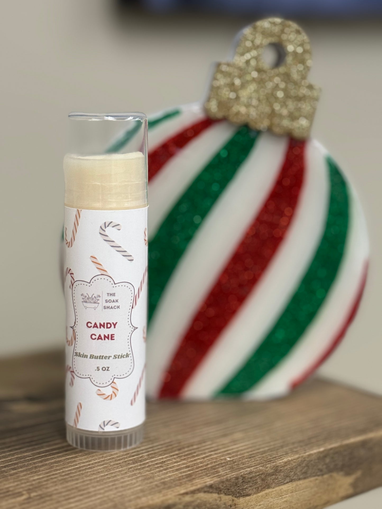 Candy Cane Skin Butter Stick