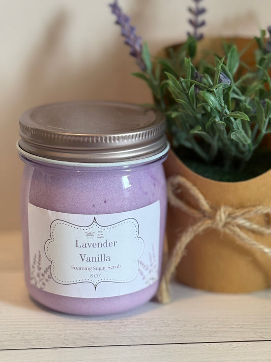 Lavender Vanilla Whipped Sugar Scrub