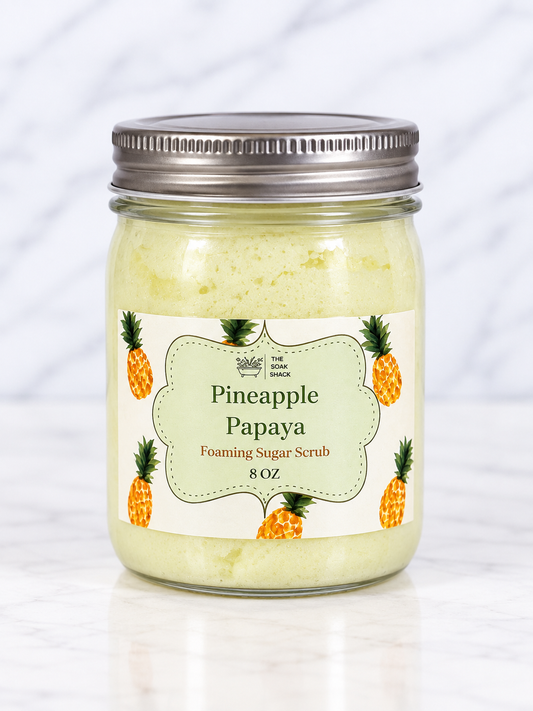 Pineapple Papaya Foaming Sugar Scrub