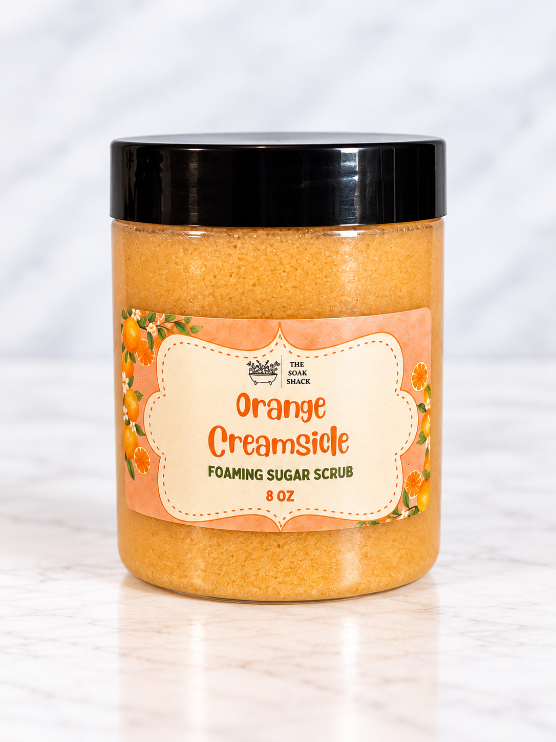 Orange Creamsicle Foaming Sugar Scrub